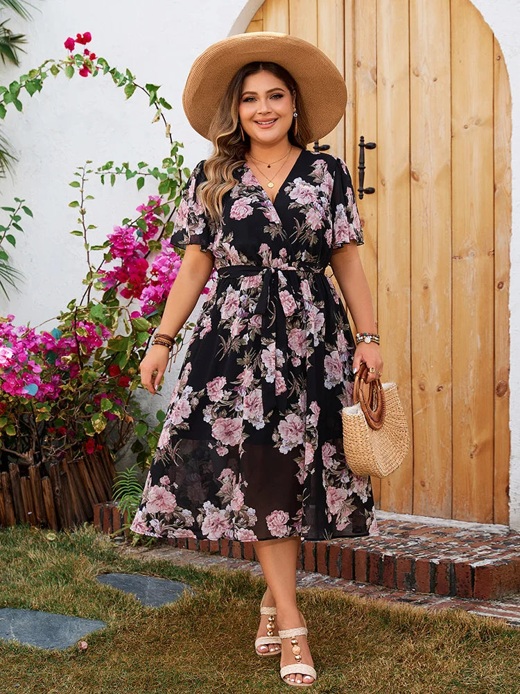 Vestido Longo Floral