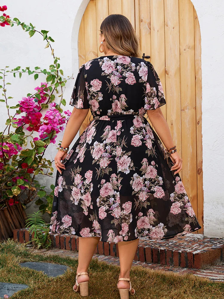 Vestido Longo Floral